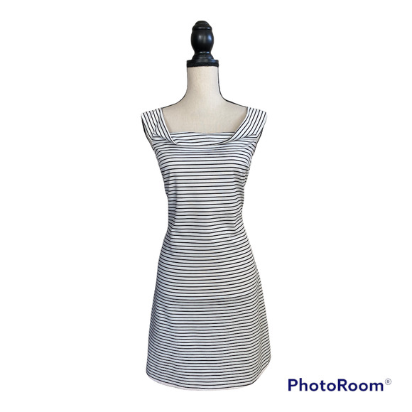 Cooper & Ella Skye Off-The-Shoulder Striped Dress - Picture 6 of 11